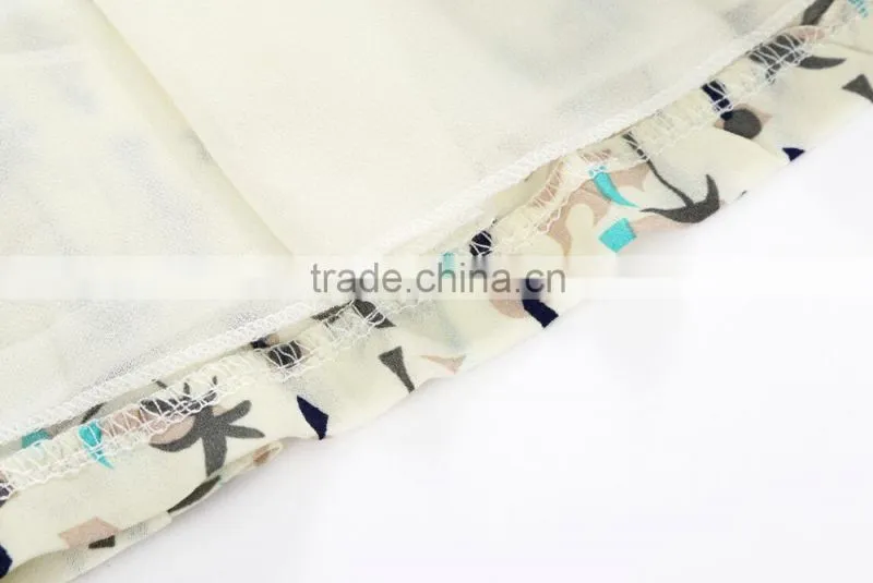 Fashion Casual printed lady skirt