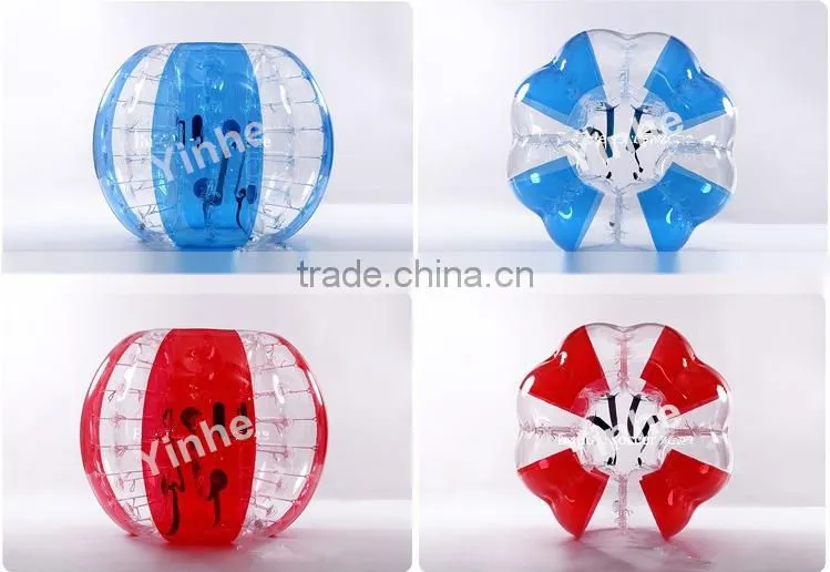 Cheap Human inflatable body zorbing football for kids and adults