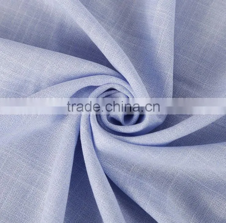 30polyester 70rayon blended fabric for shirt and dress