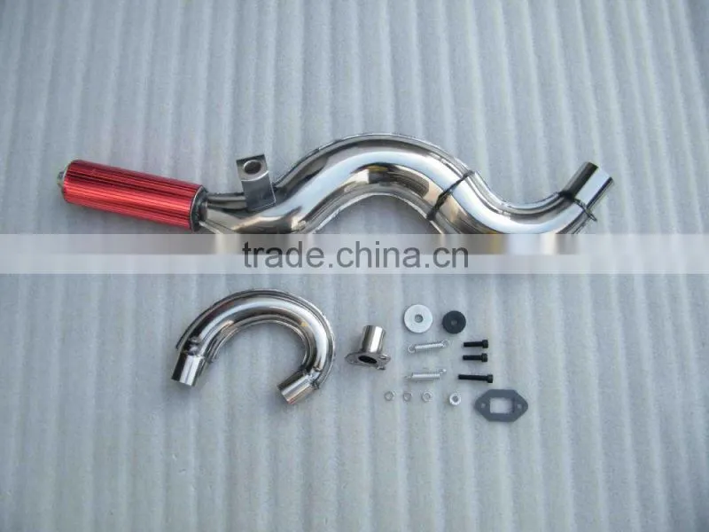 Motorcycle Ehaust Muffler for 2 Stoke 47cc-49cc Pocket bike