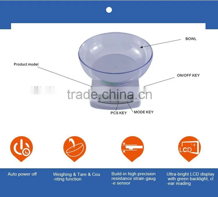 Electronic Retail Manual Kitchen Scale Household UW-689