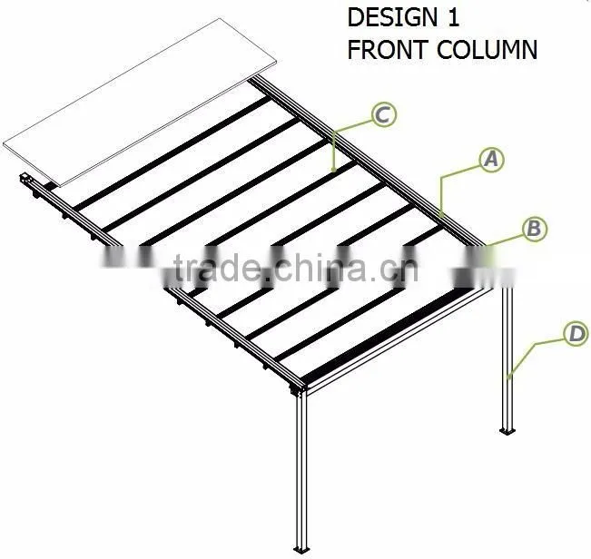 Retractable Pergola Shade/Retractable Pergola Patio Covers