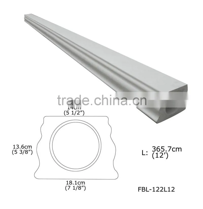 High Quality Good price beautiful new modern luxury Decorative interior polyurethane Balustrade