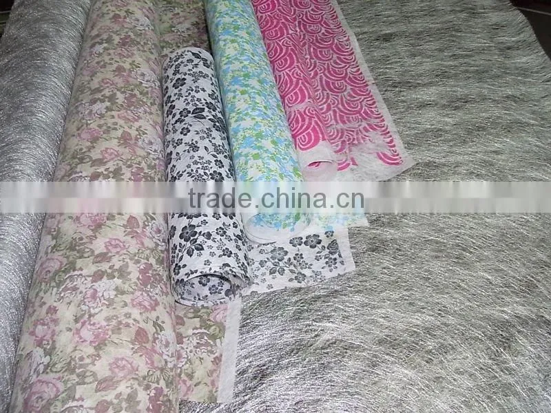 customized pet nonwoven fabric heat transfer embossed printing