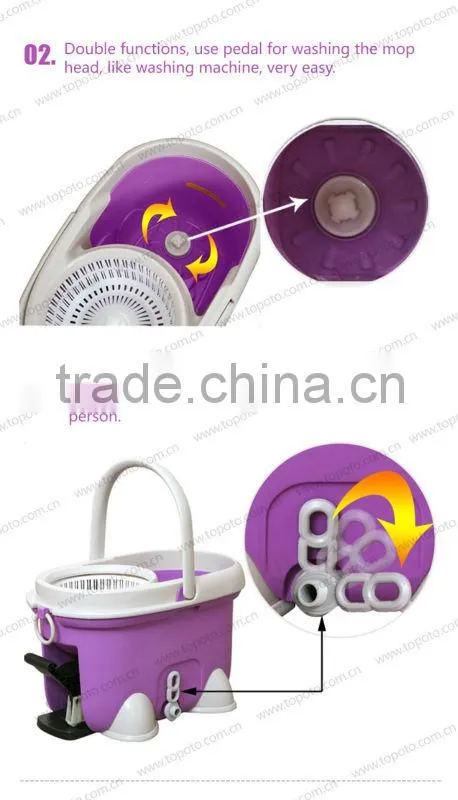 Spin Dry Mop 360 Spin Magic Floor Cleaning Mop