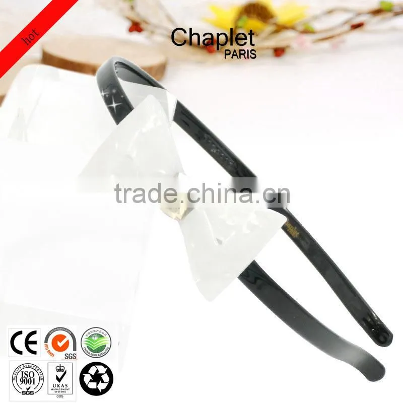 hot sell hair accessories of small and subtle bow hairband for girls