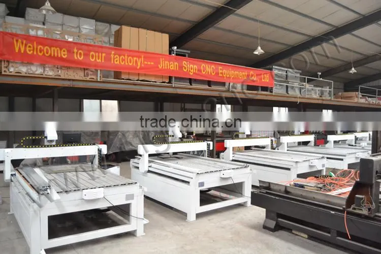 SIGN 1325 1530 500w yag laser metal cutting machine