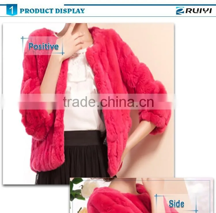 new style wholesale ladies fake fur winter coat