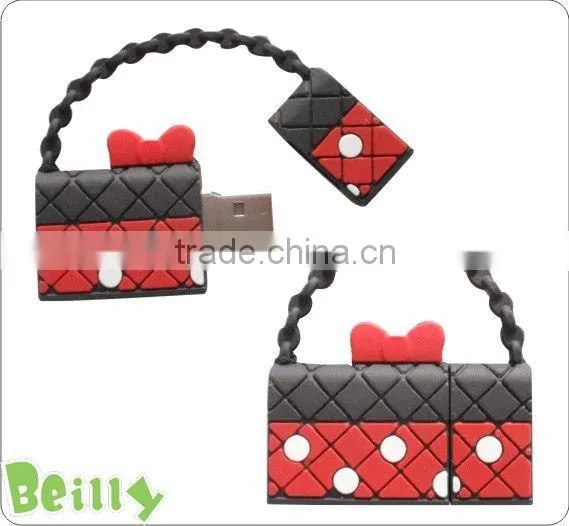 2013 the most popular mini fashion originality bags design silicon USB cover