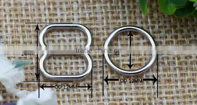 High Quality Slidproof Underwear Ligeries Buckles,Silver Bra Strap Hooks