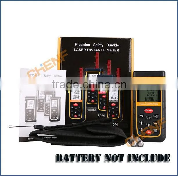Newest Design 40m/60m,80m,100m laser distance meter with high quality,ultrasonic distance meter with laser point
