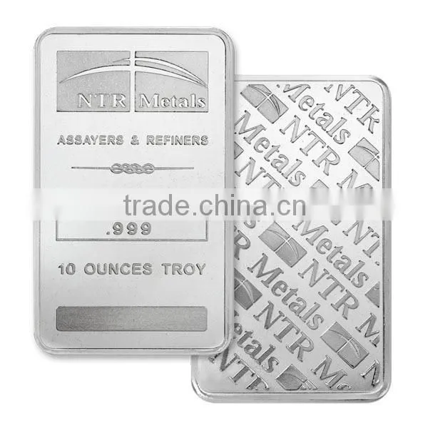 2014 high quality custom made silver plated bar