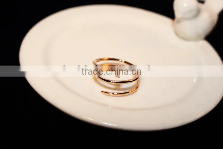 purple crystal ring diamond napkin ring, crystal stone rings