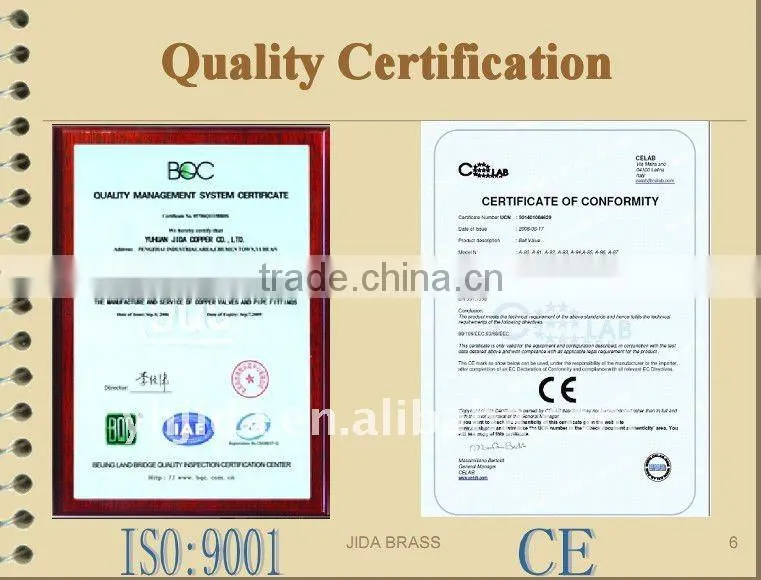 JD-4015 Brass float valve/float ball valve assembly