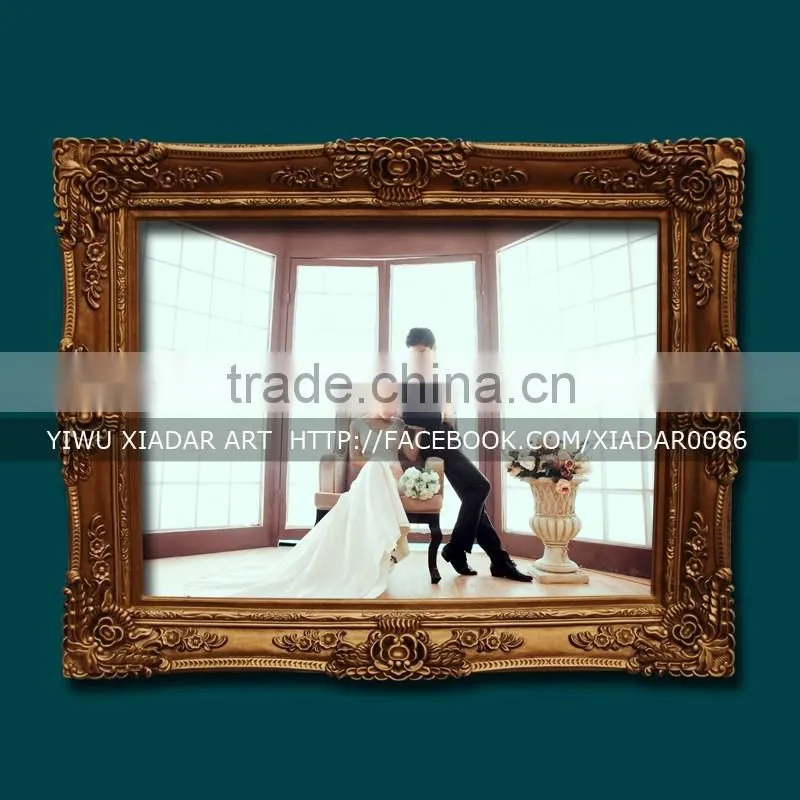 Beautiful wedding frame, home decoration resin picture photo frame wholesale
