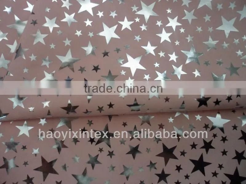Silver printing fabric/ sliver pressed fabric