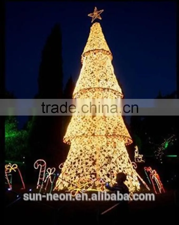 Fantasitc light up cones beautiful wire decorative cone tree shining led christmas cone shape light with smart design