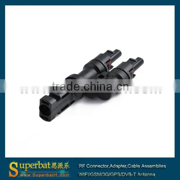 Wholesale price MC4 solar connector Y type 1 male to 2 female