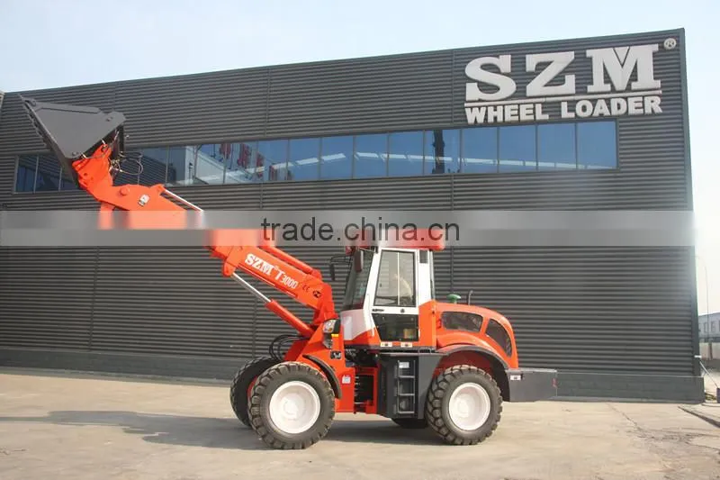 SZM T3000 Telescopic boom wheel loader with 4.5m dumping height