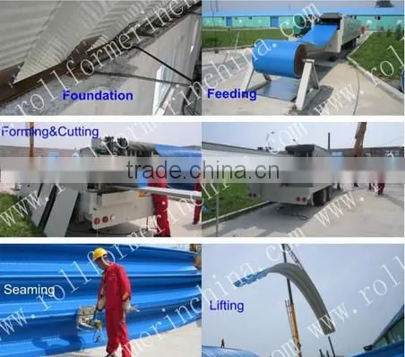 UCM arched roofing building machine