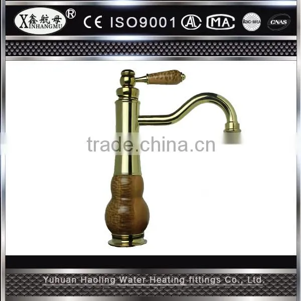 Antique Brass Widespread Two Handles Bathroom Sink Faucet vessel faucet