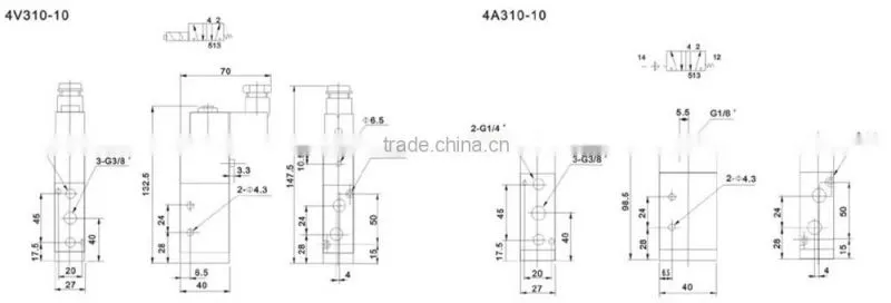 4V300 Series airtac solenoid valve