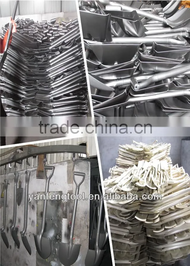 Forged intergrated shovel/three style all metal forged shovel