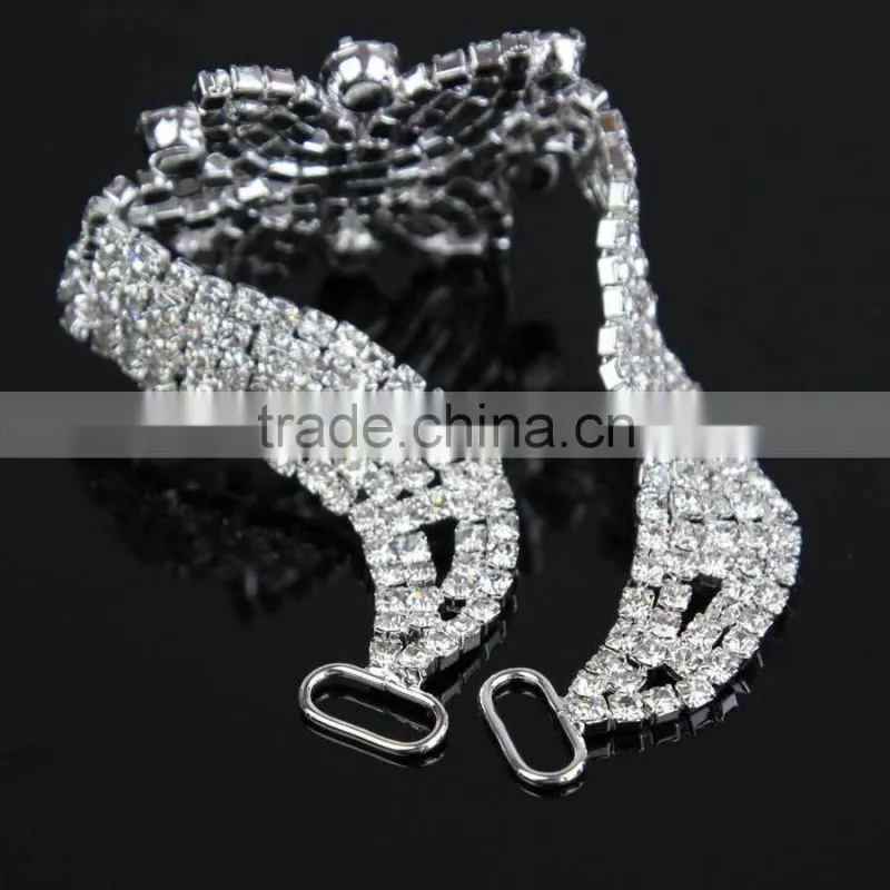 15.5cm x 3.5cm Rhinestone Diamante Bikini Connector