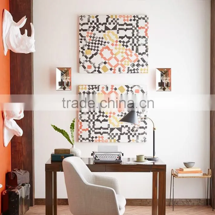 12.14-1 Faceted Mirror panels and an antique-bronze finish Sconce Make it shine a retro-glamorous feel
