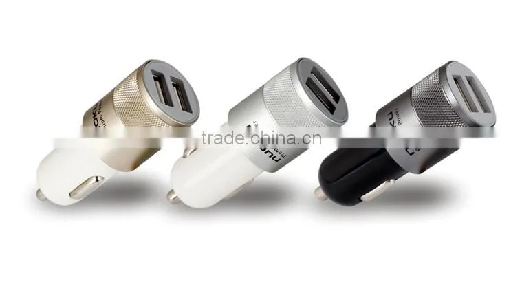 2.1A Dual USB Port Car Charger For IPhone 6 /Plus/5S /IPad/Air/Mini/Samsung /Galaxy s5/ Nexus/HTC