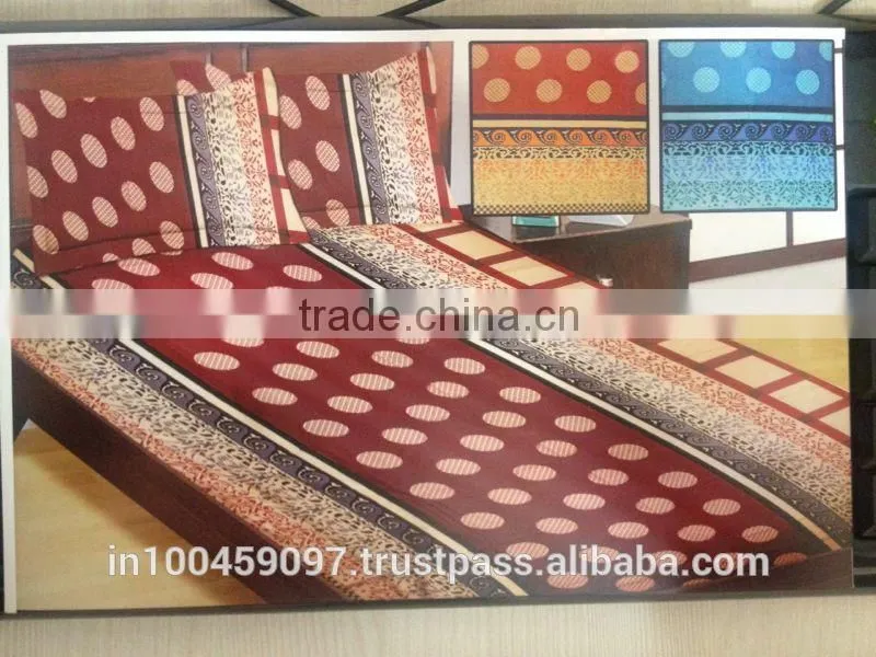 Cotton Printed Bed Sheets