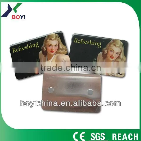 Customized Design Made Aluminum Metal Fridge Magnet