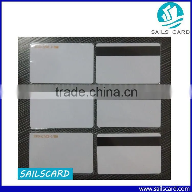 125khz TK4100 EM Chip Blank PVC Plain White ID Card