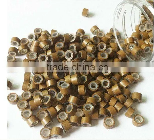 hair extension micro beads silicone micro rings silicone beads for hair extension 5030 1000pcs/bottle 500pcs/bottle