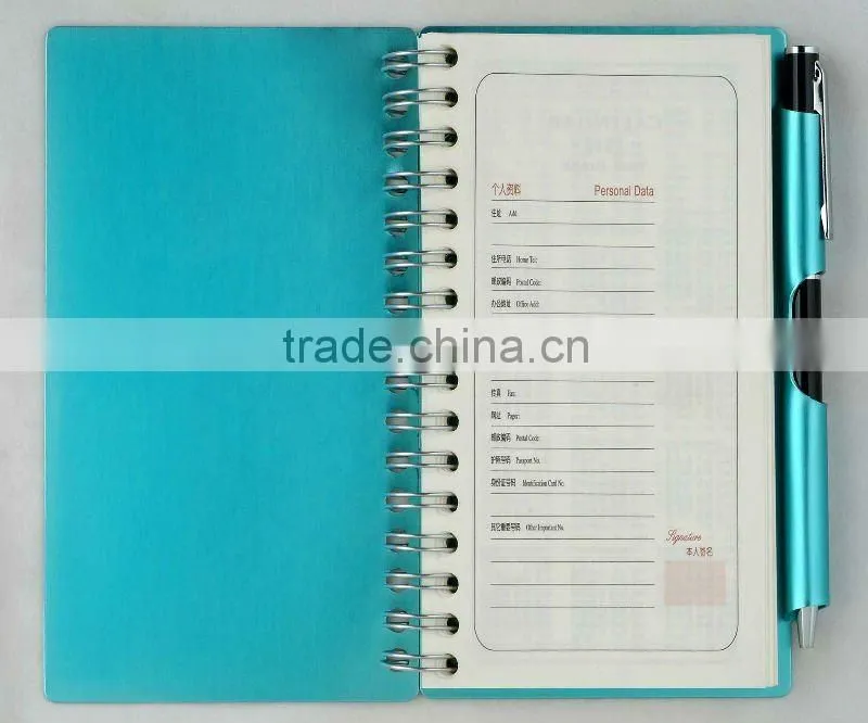 Leather notebook