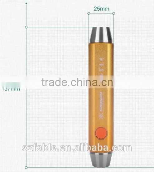 Mini Jade Testing Flashlight, gem torch with Yellow & White light with Rechargeable Battery
