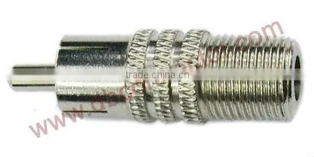Adapter For Coaxial Cable To Radio/TV RCA