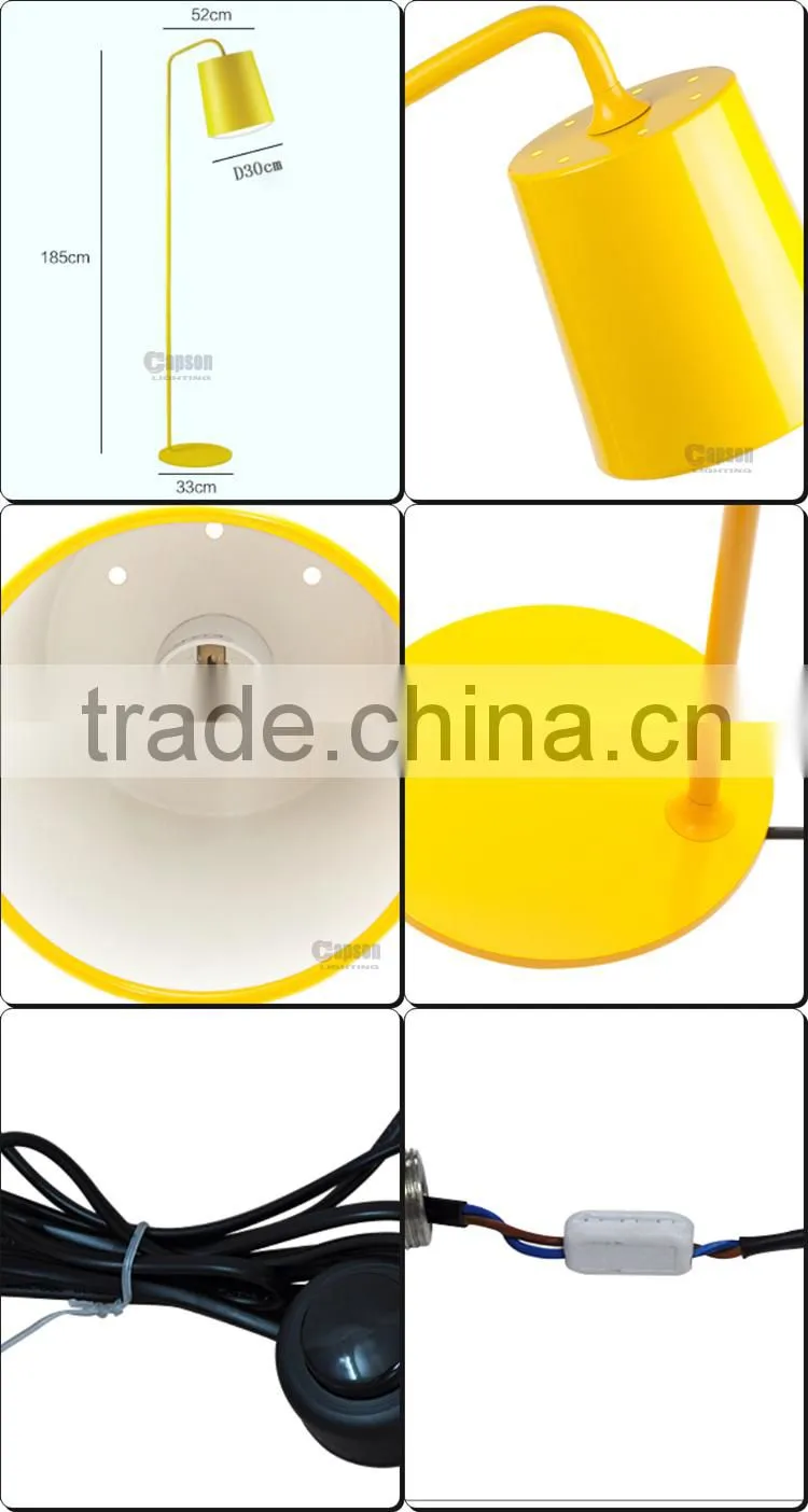 simple decorative designer iron floor lighting and floor lamp modern