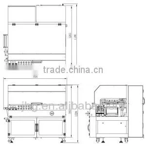 Automatic Vertical L type pastic film sealing machine