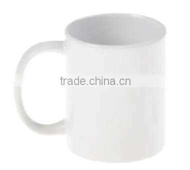 11oz. White Ceramic Mug/ Grade AA Ceramic Mug/ Mug for Promotions/ Mug for Printing/ Mug for Sublimation