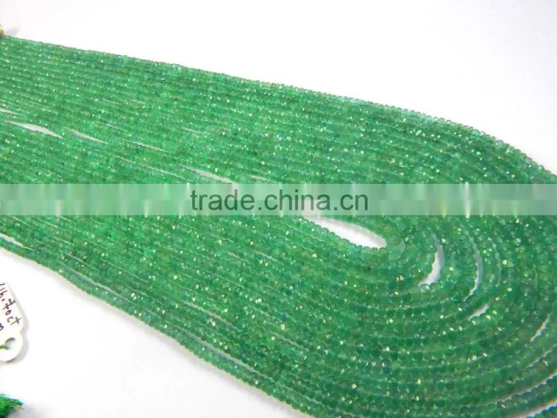 beautiful Multi strand Topa quality emerald beads Neacklacer antique look 13 strand necklace