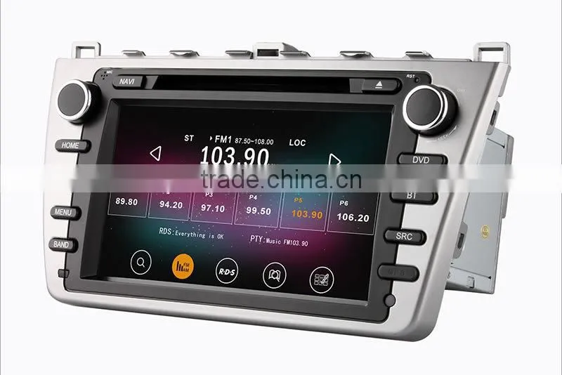Ownice Android 4.4.2 Quad Core 1.6GHz For Mazda 6 dvd player gps navi +2GB DDR3 +16GB Flash HD 1024*600