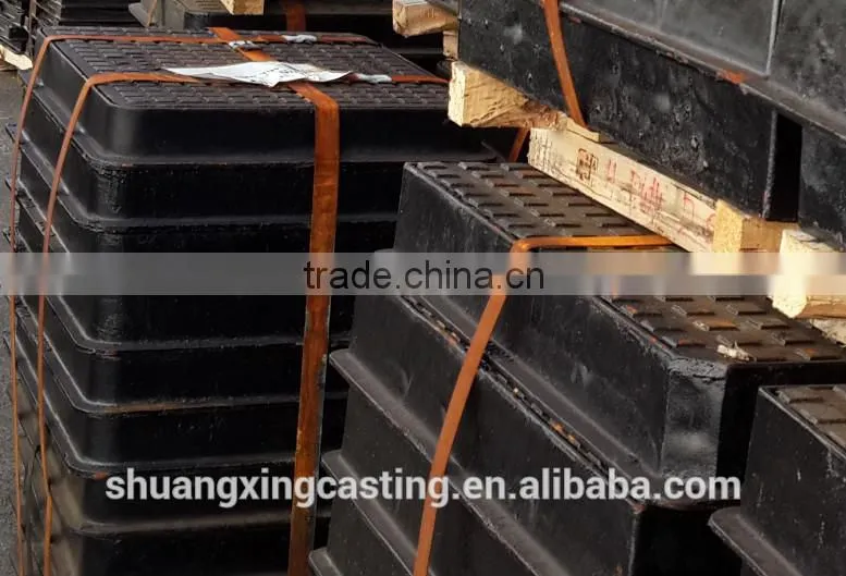 casting iron durable square nodular manhole covers top selling high quality OEM China factory foundry manhole covers
