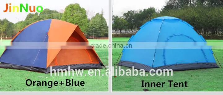 3 Person Outdoor Camping Tent with 7.9 mm Fiberglass Pole