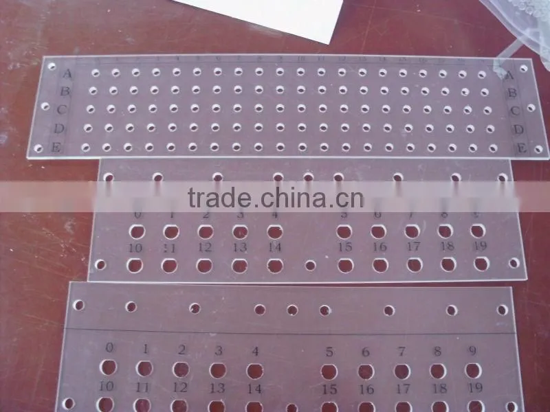 OEM high quality PMMA template/acrylic laser cutting/acrylic fabrication