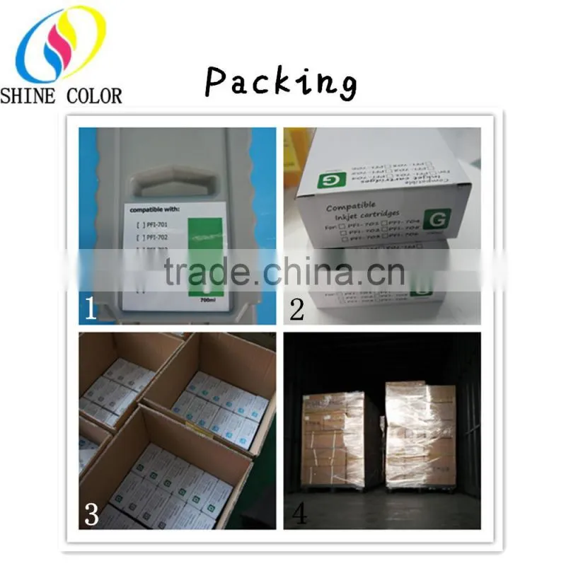 Large format ink cartridge PFI102 use for IPF500 IPF510 IPF600 IPF605