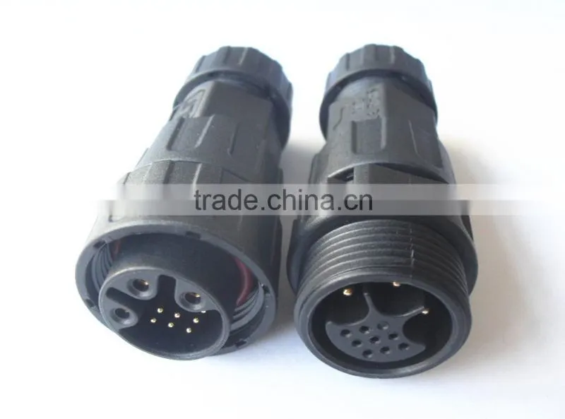 LLT M25 3+8 pin power and signal connector waterproof cord to cord connector
