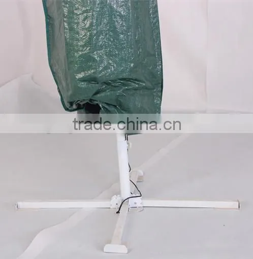 green PE material of the parasol umbrella cover