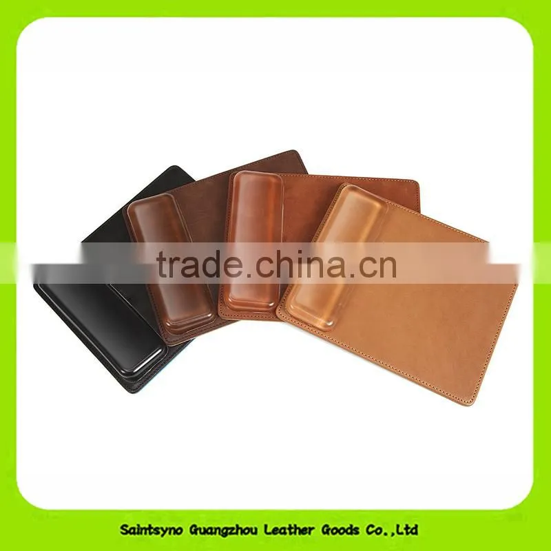 15015 Natural Leather Mouse Pad with Hand Wrist Rest