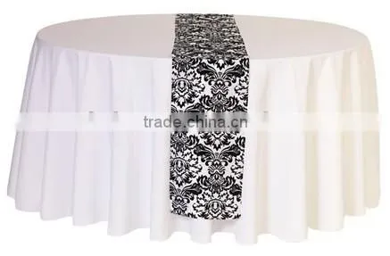 Navy Blue Burlap Table Runner